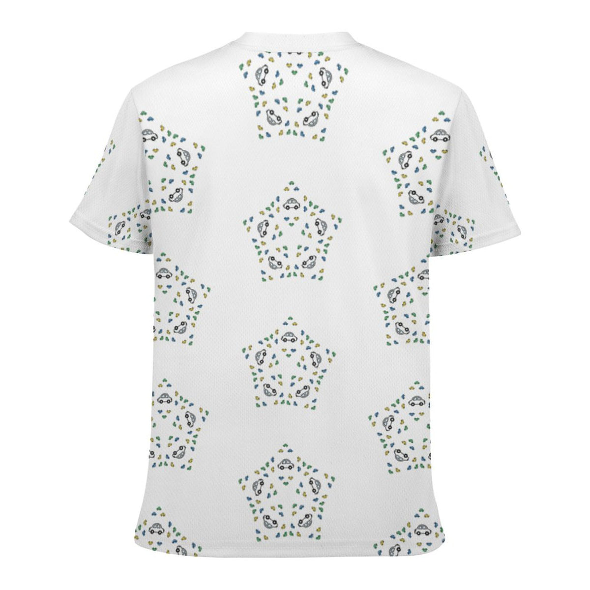 Teens' Geometric Star Print Short Sleeve T-Shirt