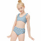 Space Rocket Tie Shoulder Girls Bikini Set | AOP