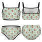 Cute Fox Print Cami Bikini Set for Girls | Custom AOP