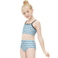 Outer Space Rocket Cami Strap Girls Bikini Set