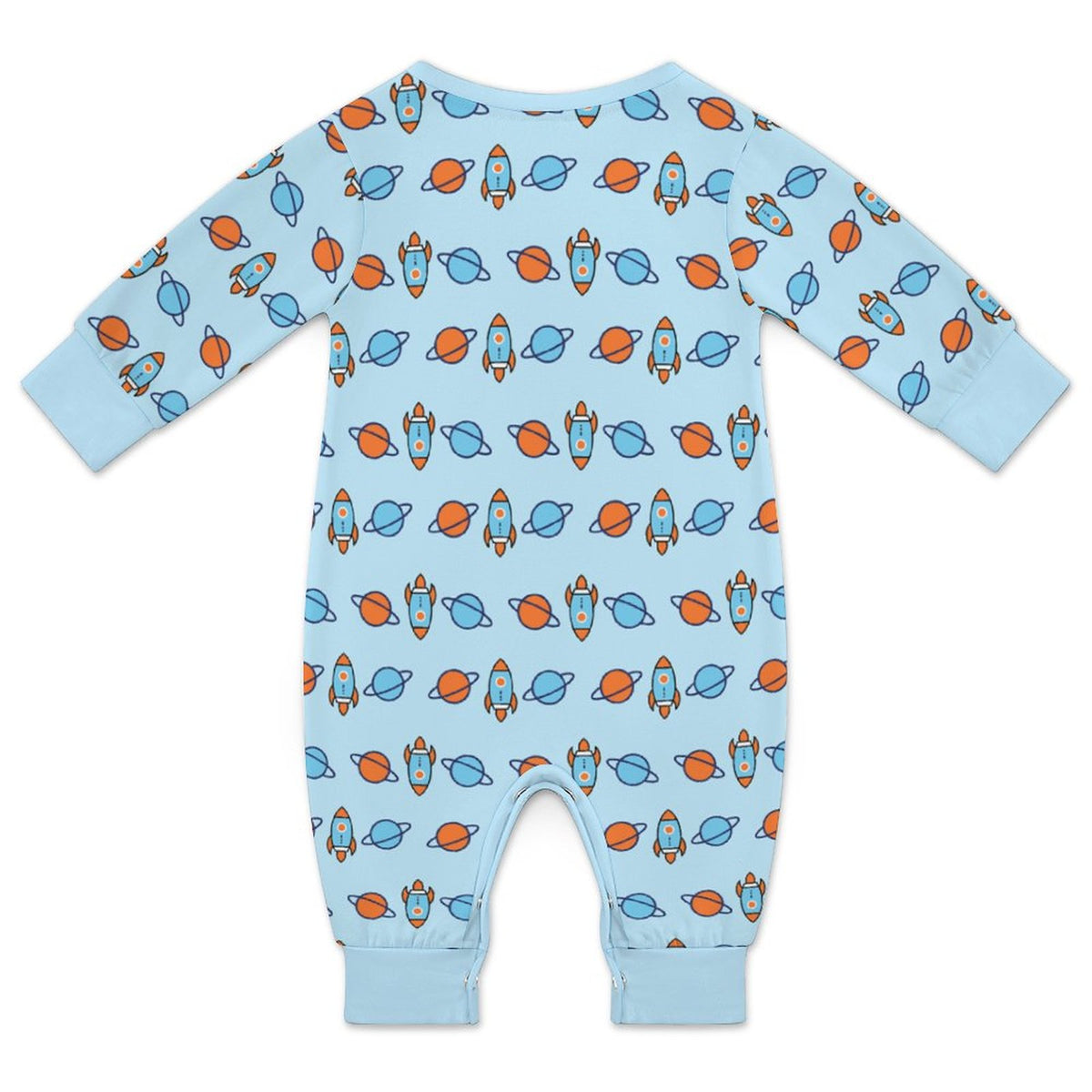 200gsm Long Sleeve Baby Romper | All-Over Print