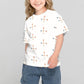 Teens' Geometric Print Short Sleeve T-Shirt