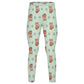 Girls Cute Fox Print Yoga Leggings
