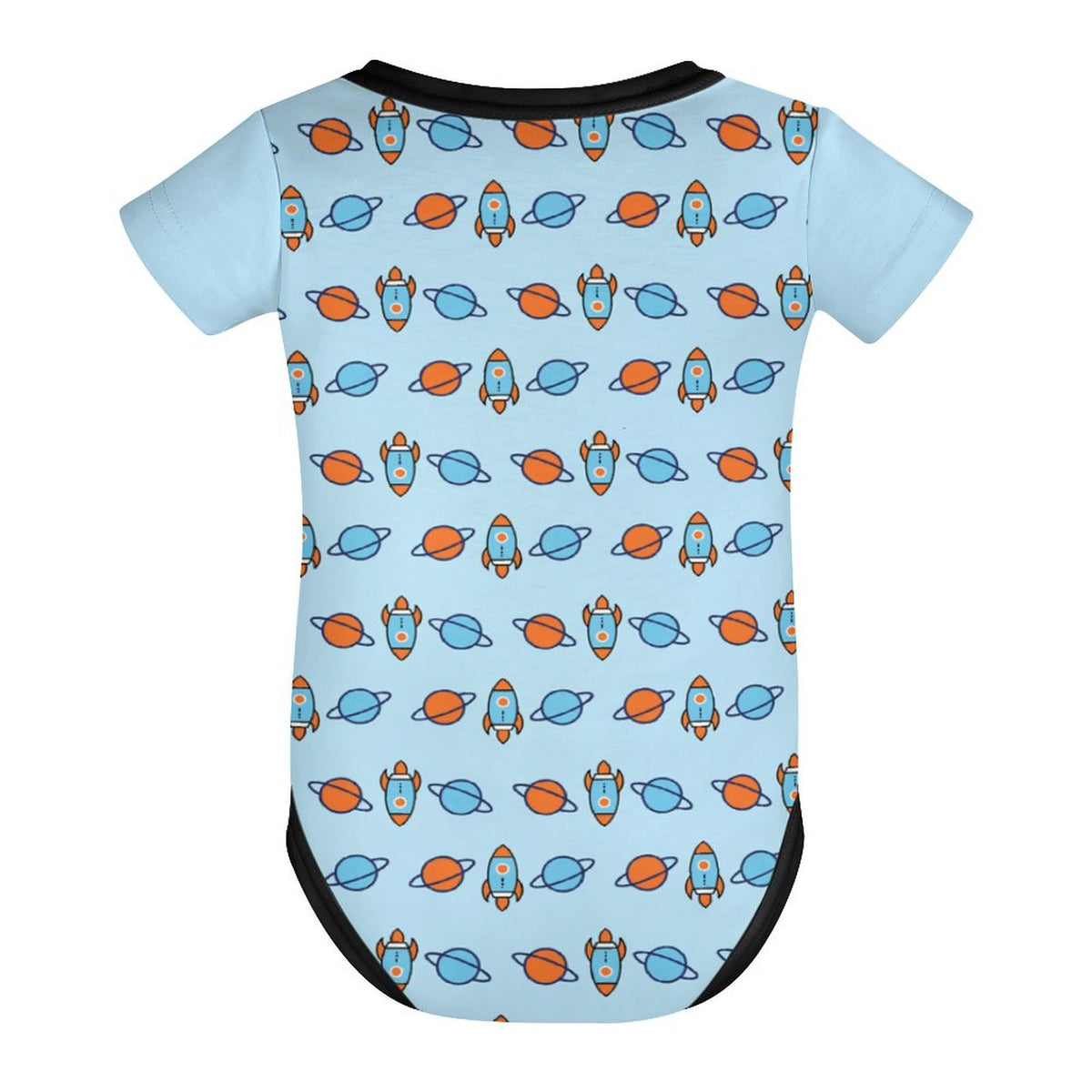 Cotton Short Sleeve Baby Onesie | Custom All-Over Print