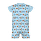 DTG Cotton Short Sleeve Baby Romper | All-Over Print