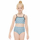 Outer Space Rocket Cami Strap Girls Bikini Set