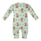 Cute Cotton Baby Fox Print Long Sleeve Bodysuit
