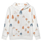 230GSM White Forest Pattern Kids' Pullover Hoodie