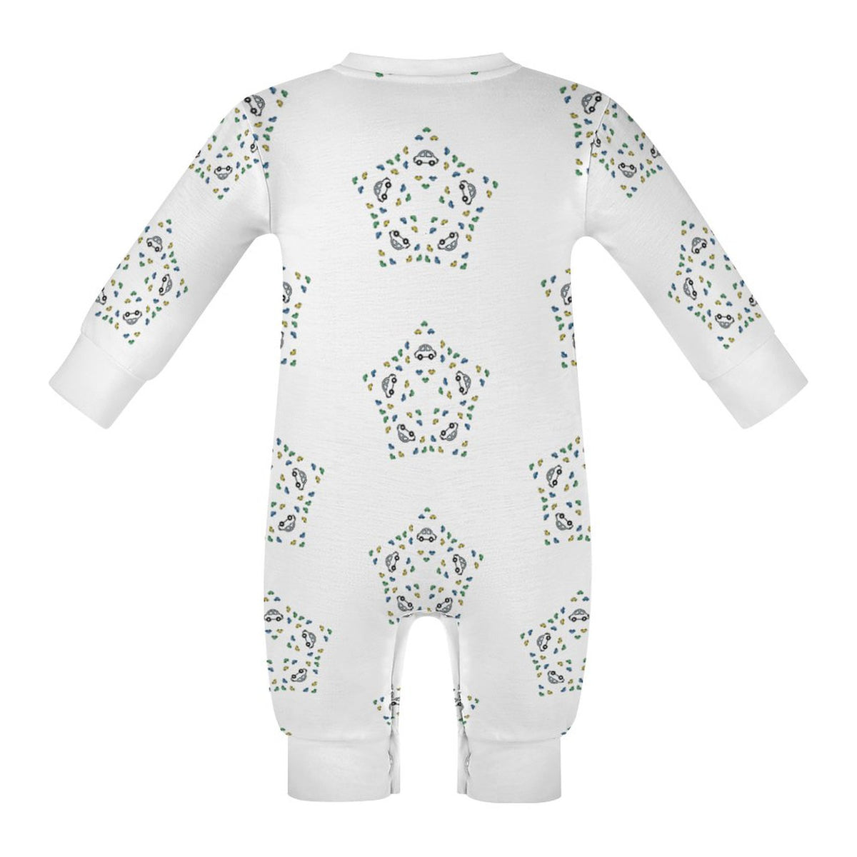 Baby Geometric Star Long Sleeve Romper