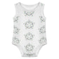 Baby Geometric Star Sleeveless Romper