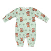 Cute Baby Fox Print Long Sleeve Romper Jumpsuit