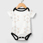 Cotton Baby Geometric Print Short Sleeve BoySuit