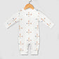 180GSM Baby Geometric Long Sleeve Romper