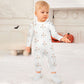 Infant Geometric Print Cotton Long Sleeve Bodysuit
