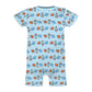 Outer Space Rocket Short Sleeve Baby Romper | 180gsm