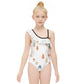 Girls' Woodland Print One-Shoulder Ruffle Swimsuit