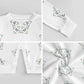 Geometric Star Cotton Long Sleeve Infant Bodysuit