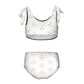 Girls' Geometric Print Tie-Shoulder 2-Piece Swimsuit
