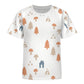 Unisex Kids' White Forest Print Graphic Tee