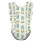 Girls Cute Bunny & Moon Print Flutter Ruffle Swimsuit