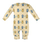 Cute Baby Long Sleeve Bear Print Romper Bodysuit