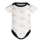 Baby Geometric Print Cotton Short Sleeve Onesie