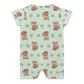Cute Cotton Baby Fox Print Short Sleeve Romper