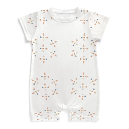 Cute Geometric Motif DTG Cotton Baby Bodysuit