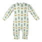 Cute Baby Bunny & Moon Long Sleeve Romper