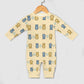 Cute Teddy Bear Long Sleeve Baby Romper | 180gsm