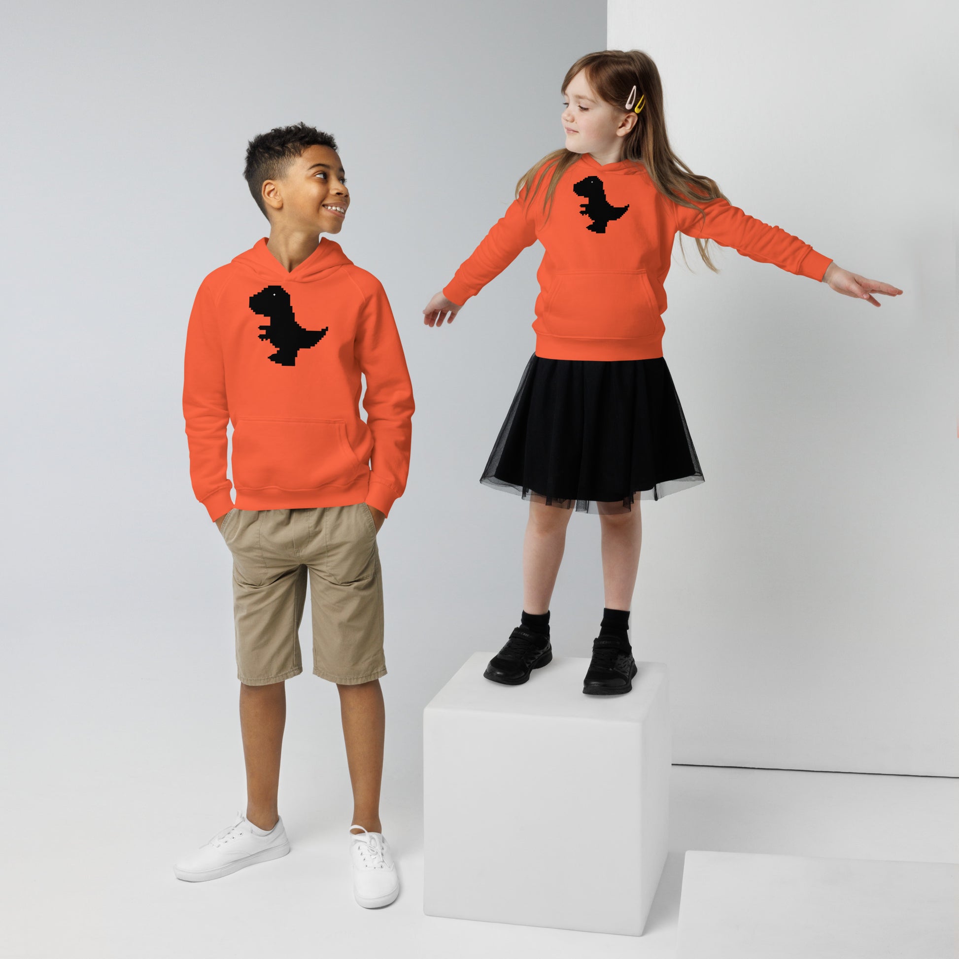 Pixel Dino Hoodie