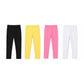 Girls' 4-Pack Cotton Stretch Leggings