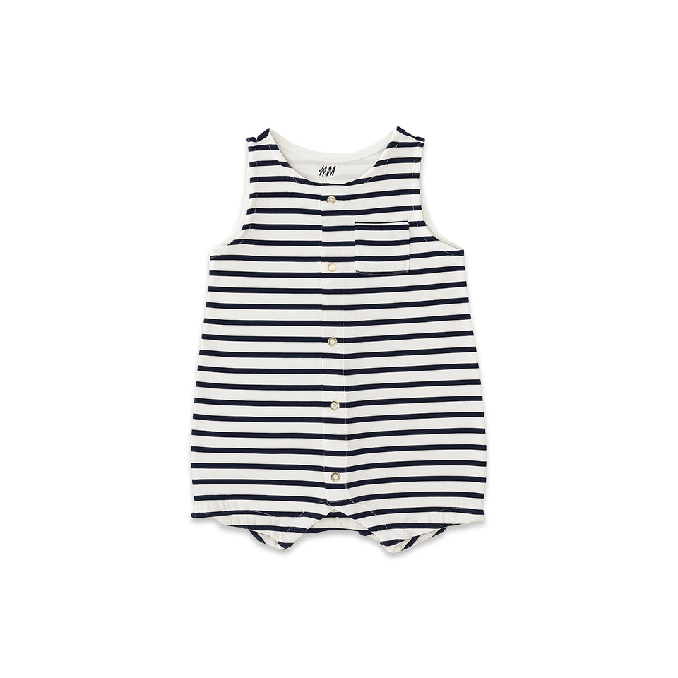 Nautical Stripe Romper Set