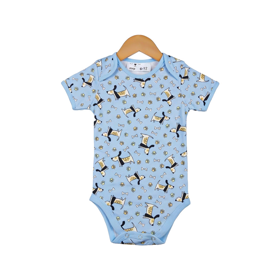 Blue Sailor Romper Set