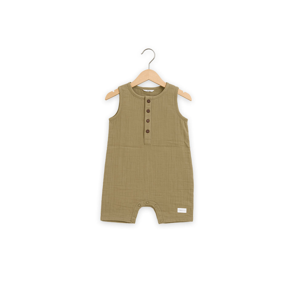Baby Sleeveless Cotton Romper