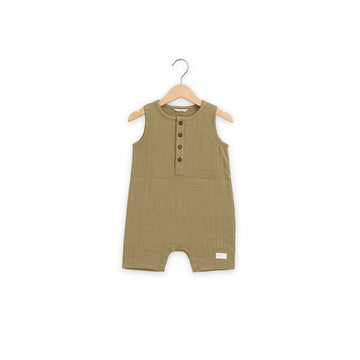 Baby Sleeveless Cotton Romper